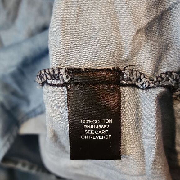 Torrid Blue Smocked Dress Size 3 Lightweght Pockets Adjustable Straps - Picture 3 of 5